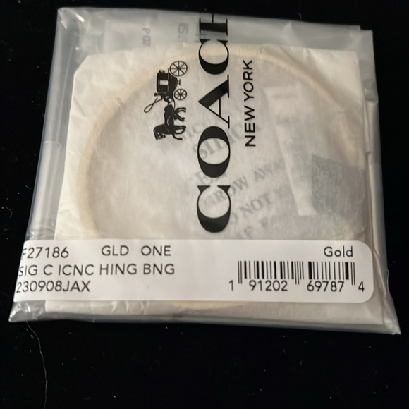 Coach Signature C Iconic Hinge Bangle - Picture 2 of 7